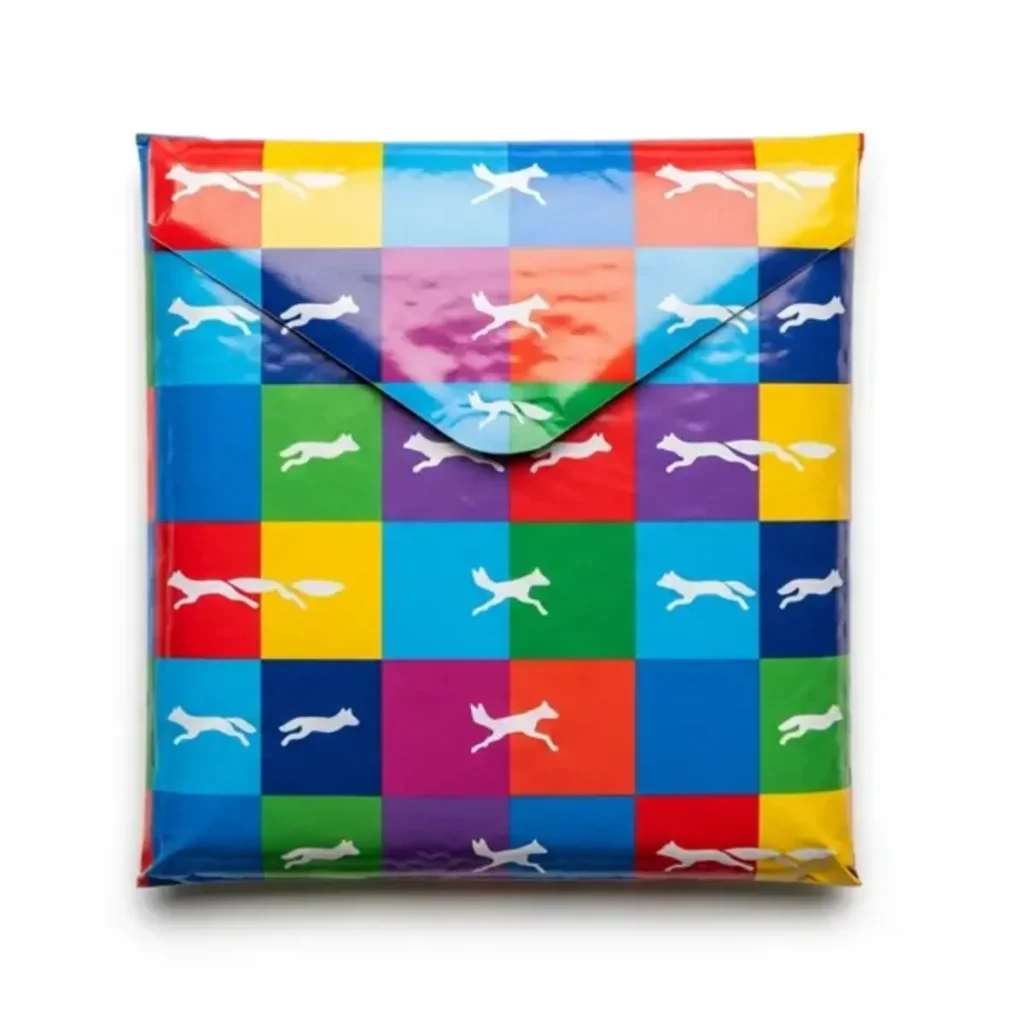 Printed bubble mailer with logo