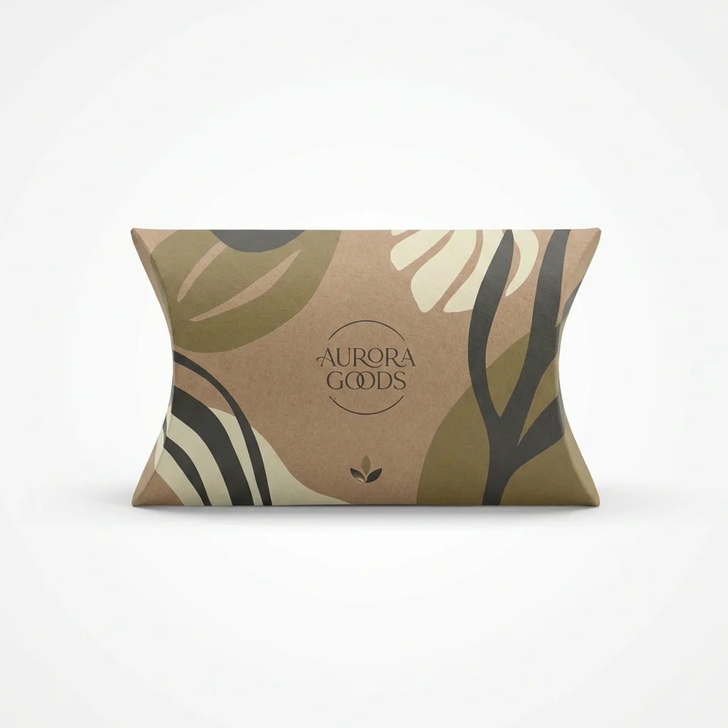Caja Almohada de Papel