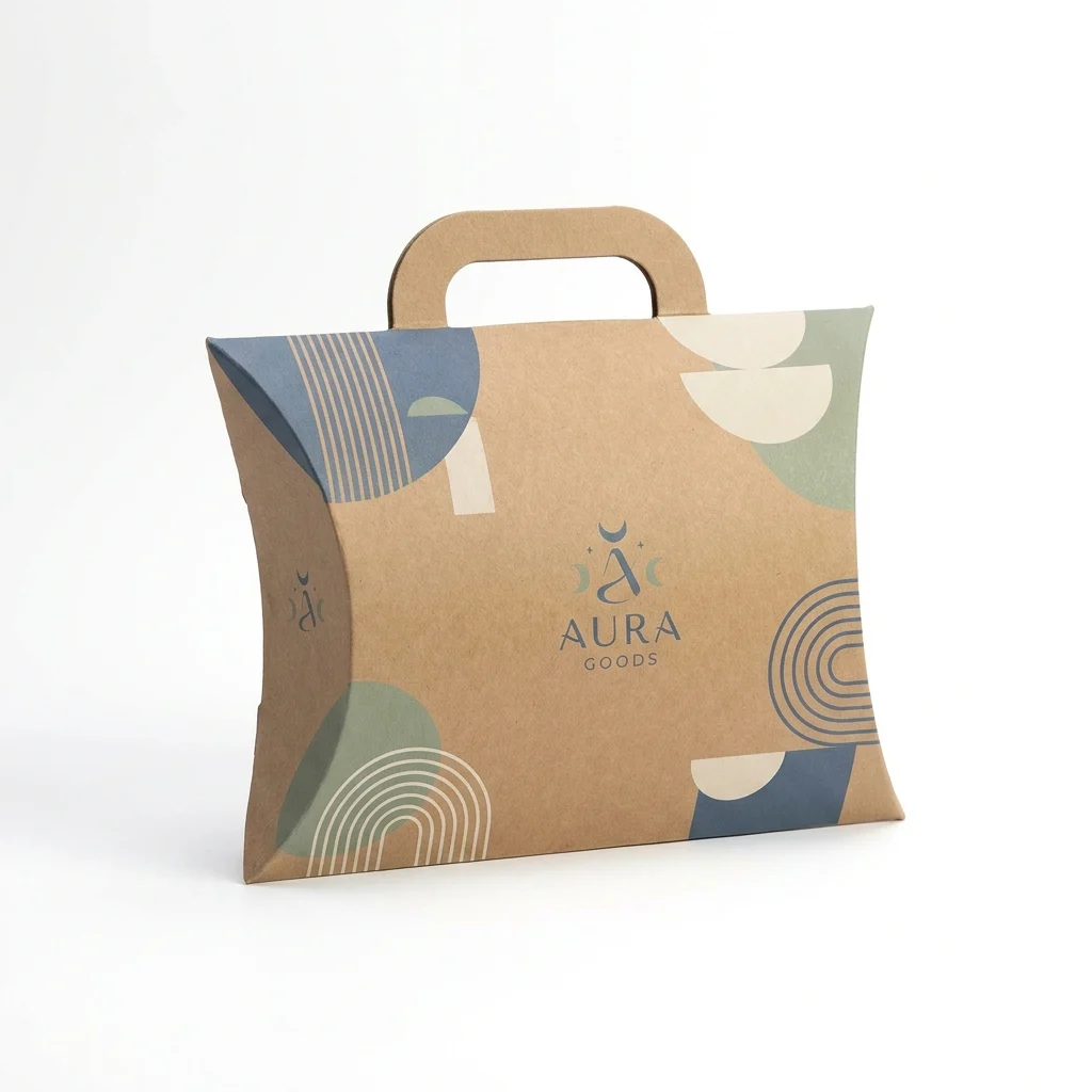 Cajas Almohada con Asa