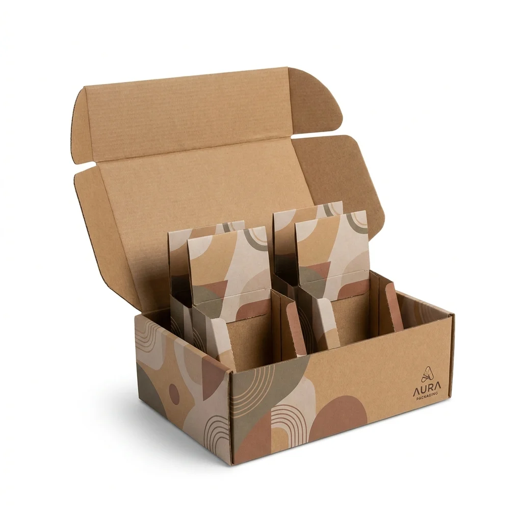 Cajas Exhibidoras de Mostrador de Cartón