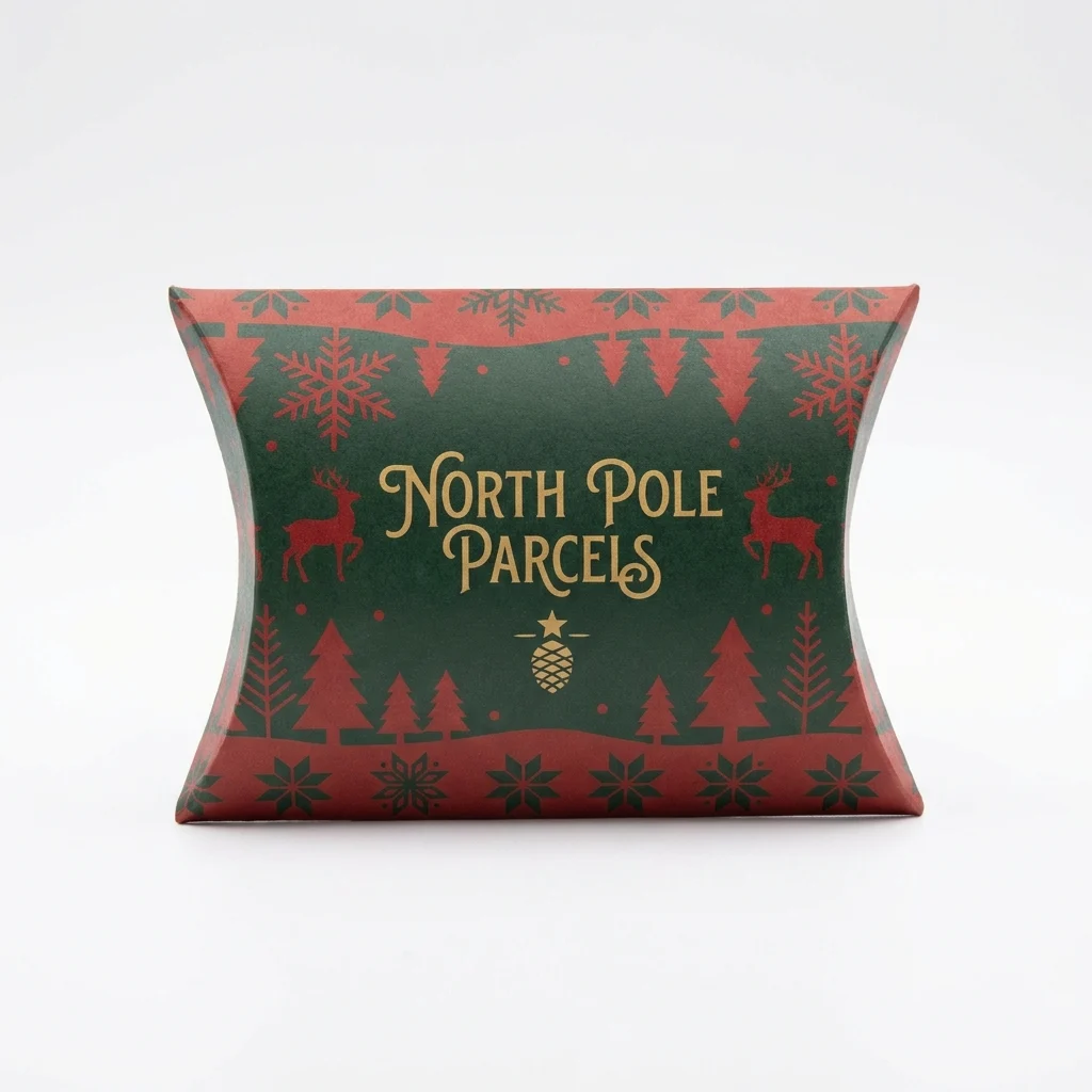 Cajas Almohada Navideñas