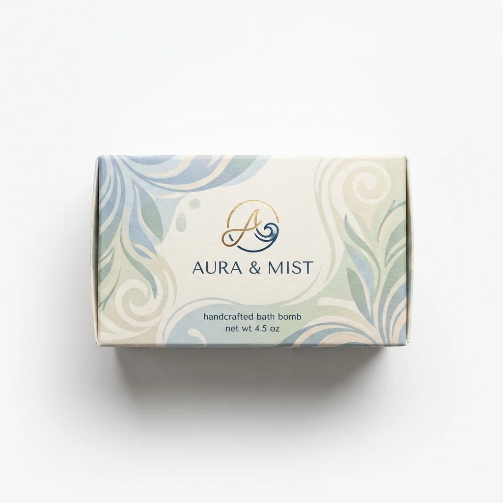 Custom printed bath bomb boxes