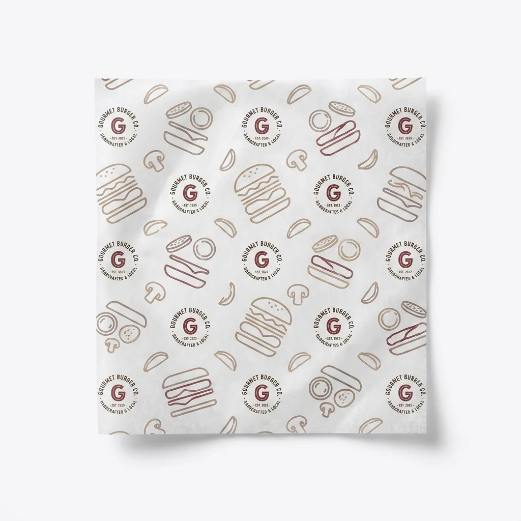 Papel para Hamburguesas Personalizado