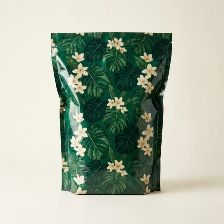 Large-format printed mylar bag