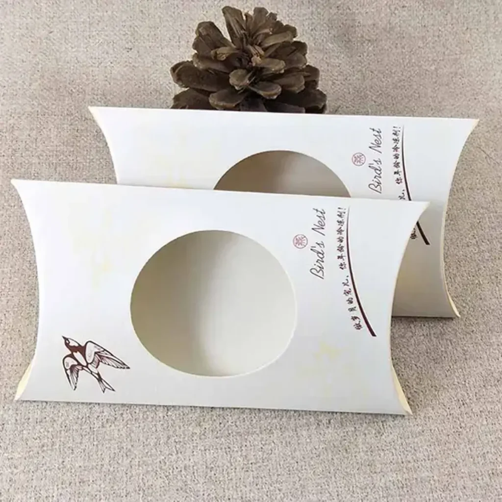 Cajas Almohada con Panel de Ventana